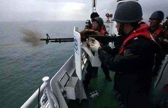 中國(guó)海警機(jī)關(guān)炮，捍衛(wèi)海洋安全的重要力量，中國(guó)海警機(jī)關(guān)炮，捍衛(wèi)海洋安全的主力軍