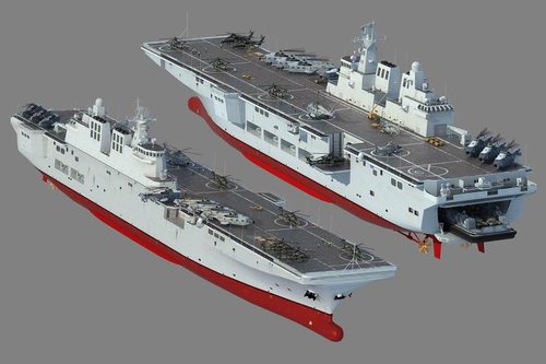 中國最新型6萬噸兩棲攻擊艦，展現強大的多維作戰(zhàn)能力，中國最新型6萬噸兩棲攻擊艦亮相，多維作戰(zhàn)能力震撼展現
