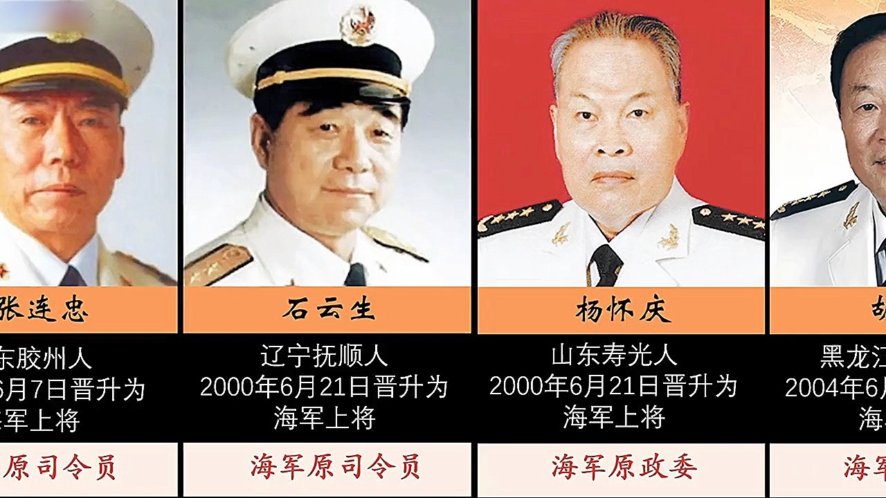 2017年授予上將名單及其卓越貢獻，2017年上將名單及其杰出貢獻概覽