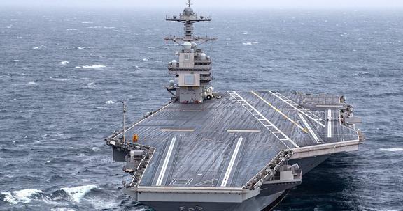 福特號航空母艦抵達地中海，國際海域的新篇章，福特號航空母艦抵達地中海，開啟國際海域新篇章