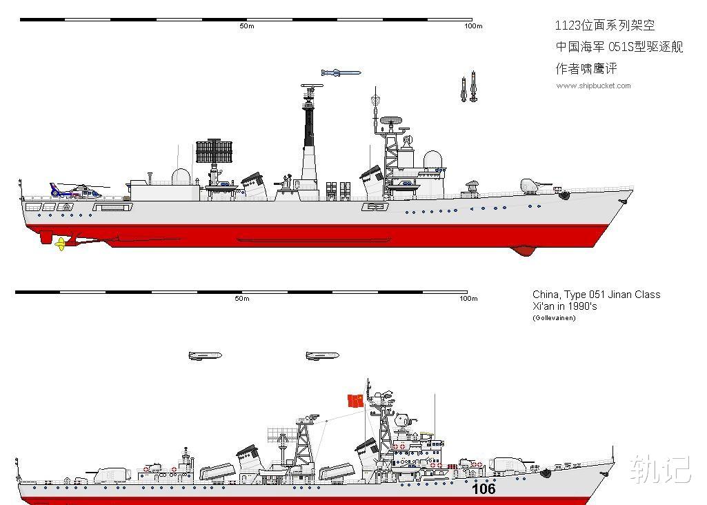 揭秘，051驅(qū)逐艦設(shè)計圖紙詳解，揭秘，051驅(qū)逐艦設(shè)計圖紙深度解析